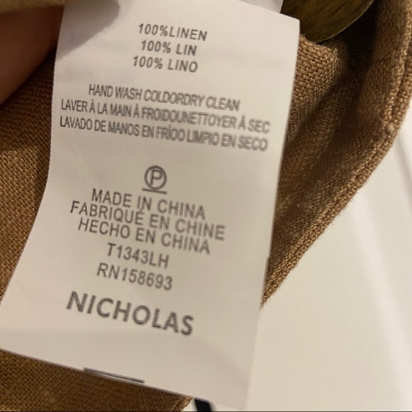 NICHOLAS LINEN CROP TOP - Picture 8 of 12